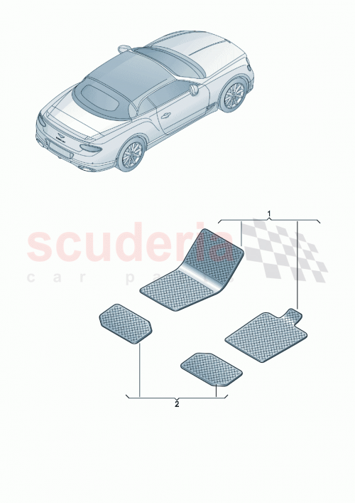 Part Diagram for Bentley 3SC862435