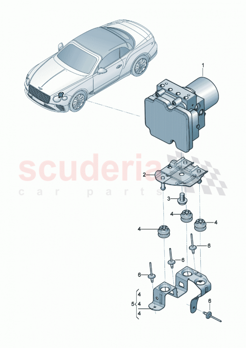 Part Diagram for Bentley 971614335A