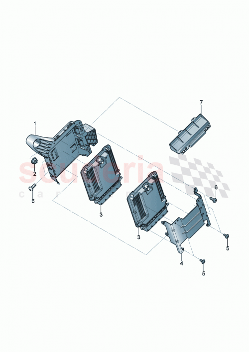 Part Diagram for Bentley 07P907309J