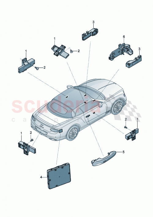 Part Diagram for Bentley 3SB035927
