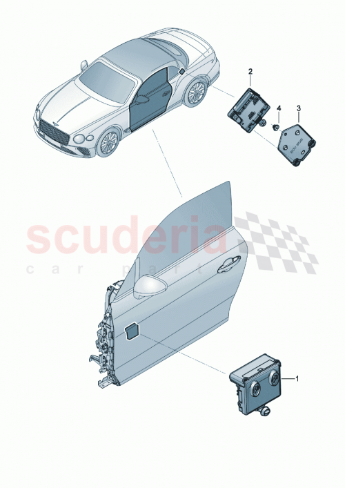 Part Diagram for Bentley 4M1959952J