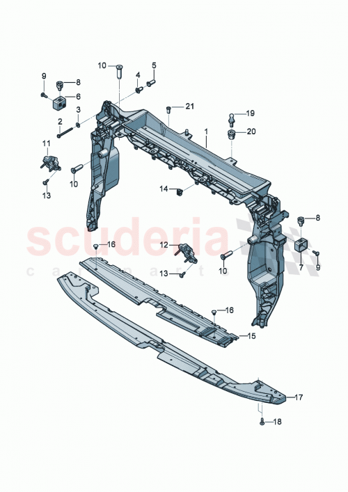 Part Diagram for Bentley 3SA898447