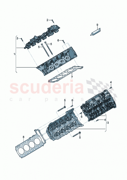 Part Diagram for Bentley 0P2103383E