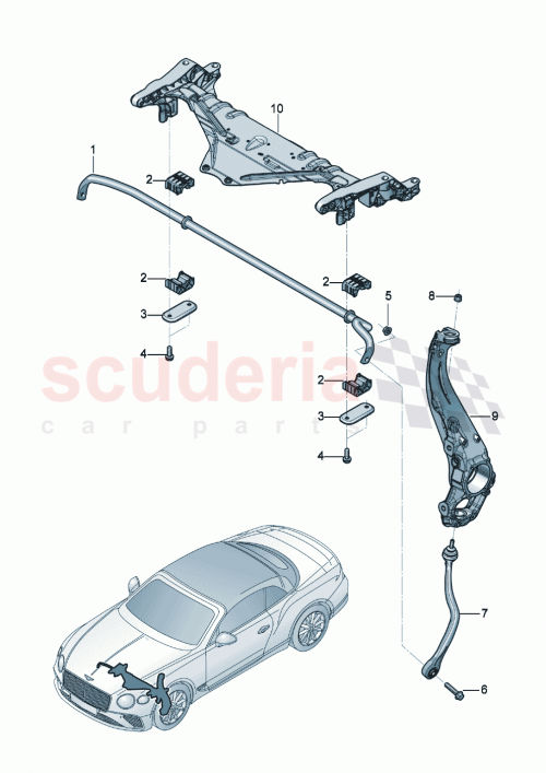 Part Diagram for Bentley N91006202