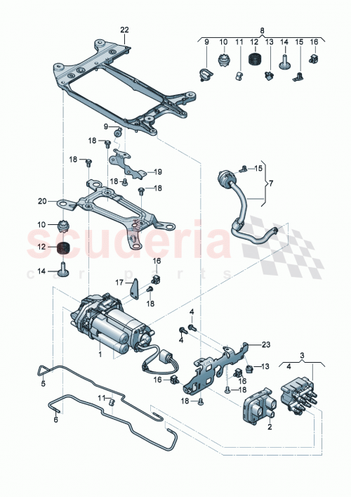 Part Diagram for Bentley 971616691