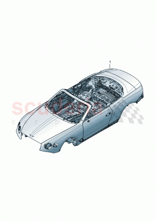 Part Diagram for Bentley 3SD 800 433 E