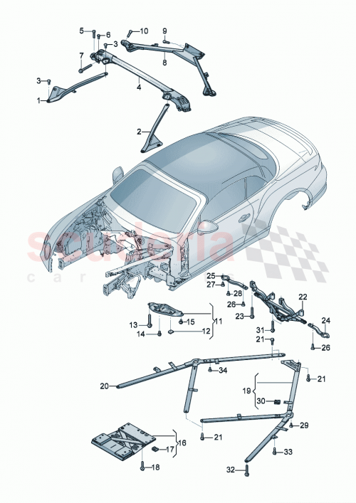 Part Diagram for Bentley N10784701