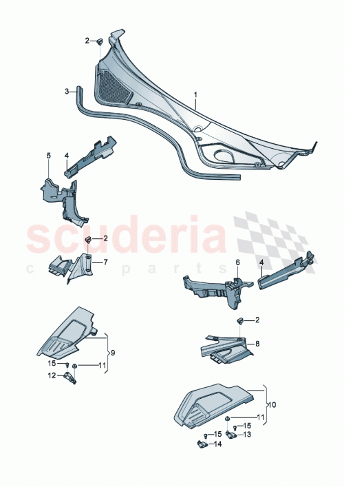 Part Diagram for Bentley 3SA806523A