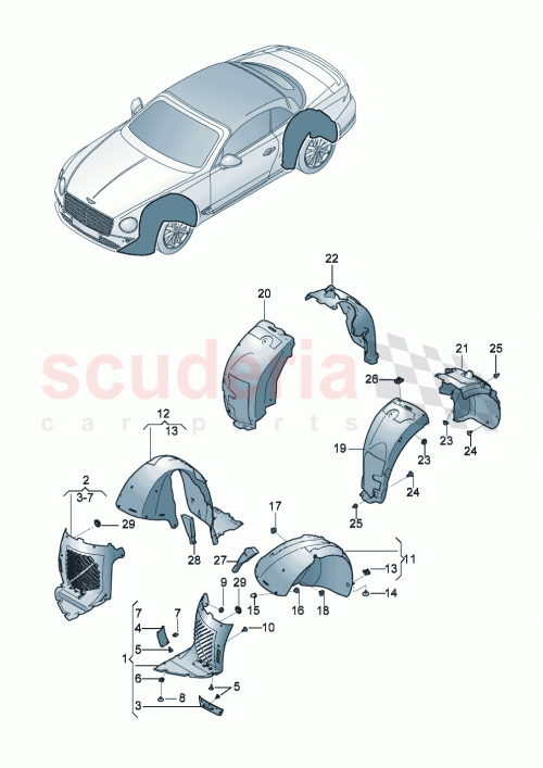 Part Diagram for Bentley N91251601
