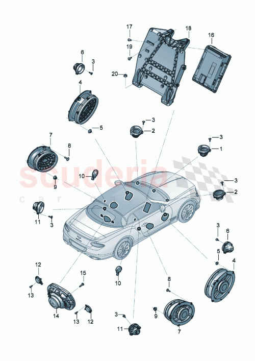 Part Diagram for Bentley 3SA035466C