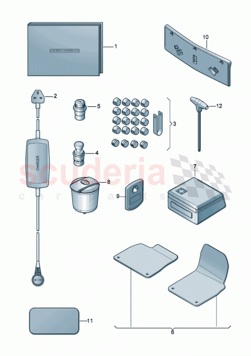 Part Diagram for Bentley 3SA860413