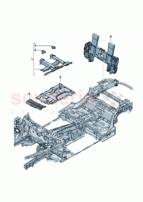 Part Diagram for Bentley 971802444