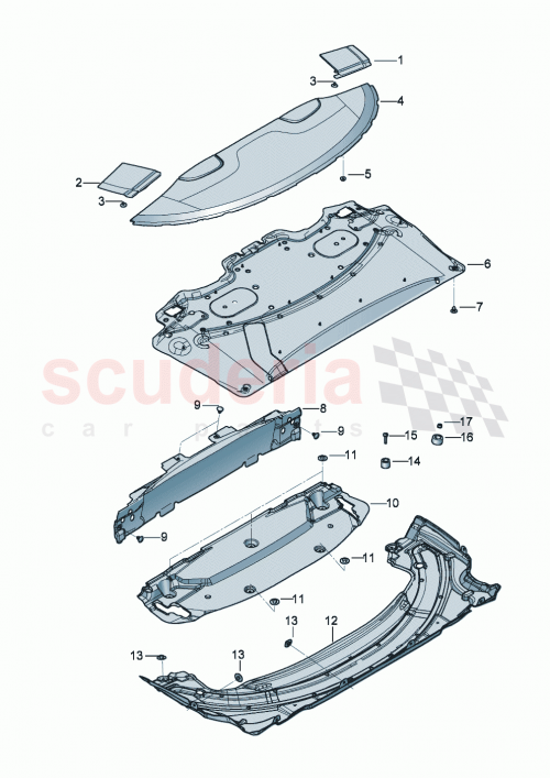 Part Diagram for Bentley 3SD863863B