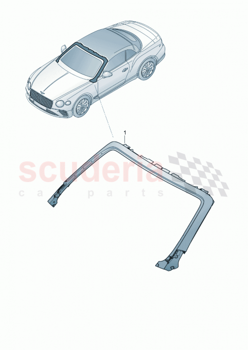 Part Diagram for Bentley 3SD817273B