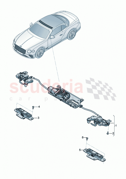 Part Diagram for Bentley N91096604