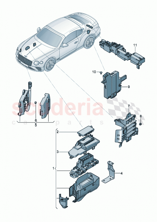 Part Diagram for Bentley 971937549