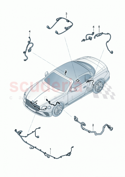 Part Diagram for Bentley 3SD971657C