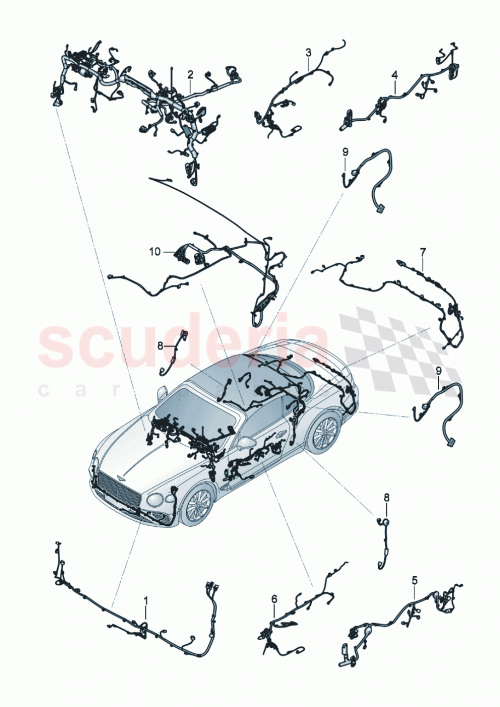 Part Diagram for Bentley 3SD974951E