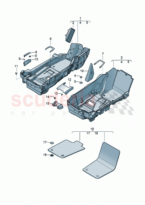 Part Diagram for Bentley 3SD 863 367
