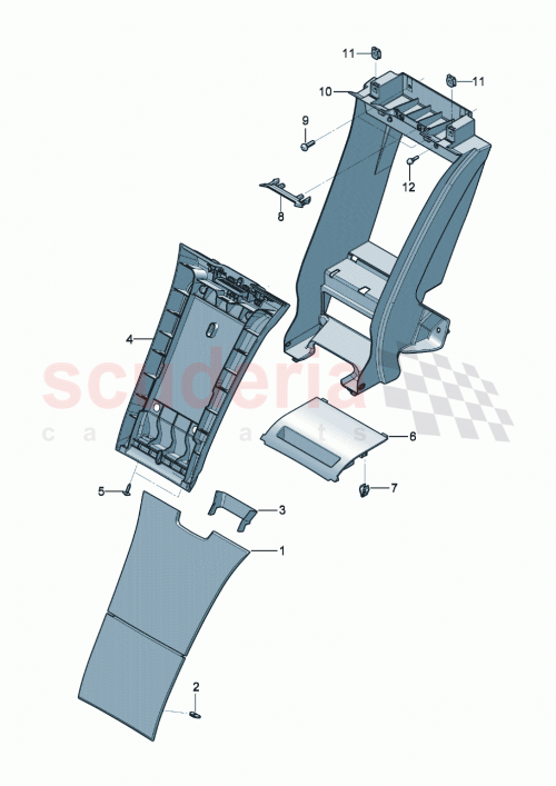 Part Diagram for Bentley 3SD885146C