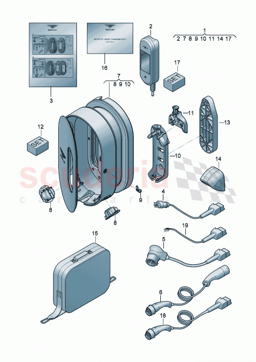 Part Diagram for Bentley 7PP971676CG