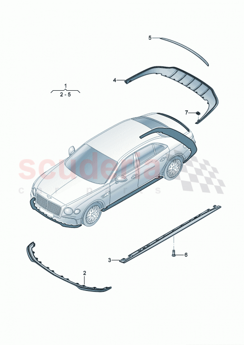 Part Diagram for Bentley 3SE071611