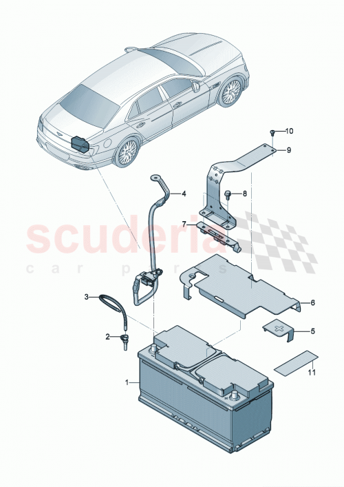 Part Diagram for Bentley 3SE 915 531