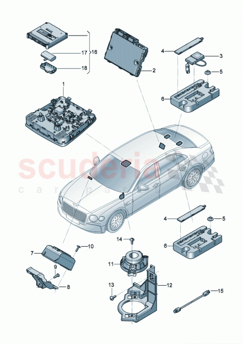 Part Diagram for Bentley 3SE035008E