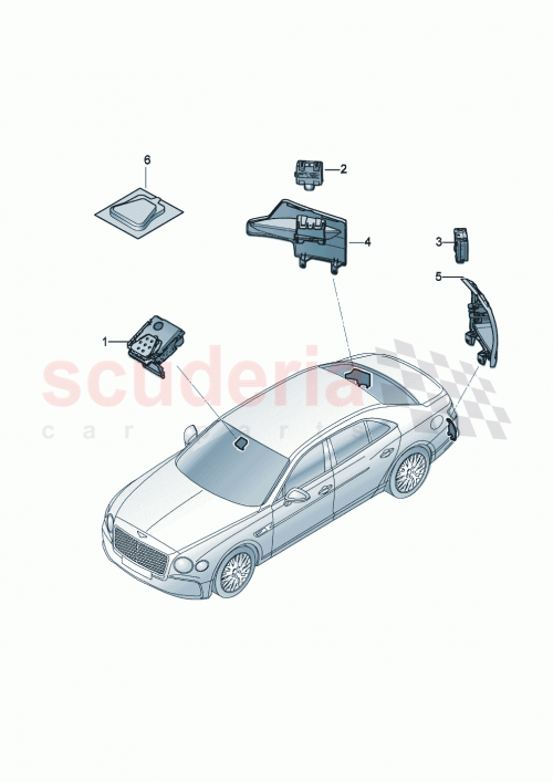 Part Diagram for Bentley 4M0907566G