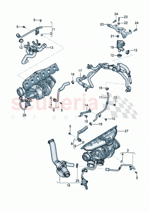 Part Diagram for Bentley 06M121054D