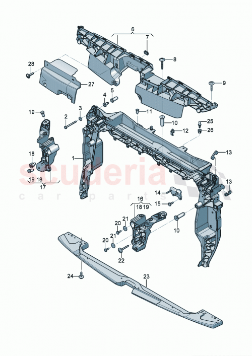 Part Diagram for Bentley 3SE805113