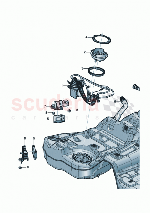 Part Diagram for Bentley 975919679N