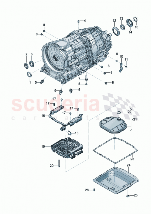 Part Diagram for Bentley 0DS321475B