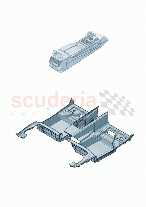 Part Diagram for Bentley 3SE 863 087 D