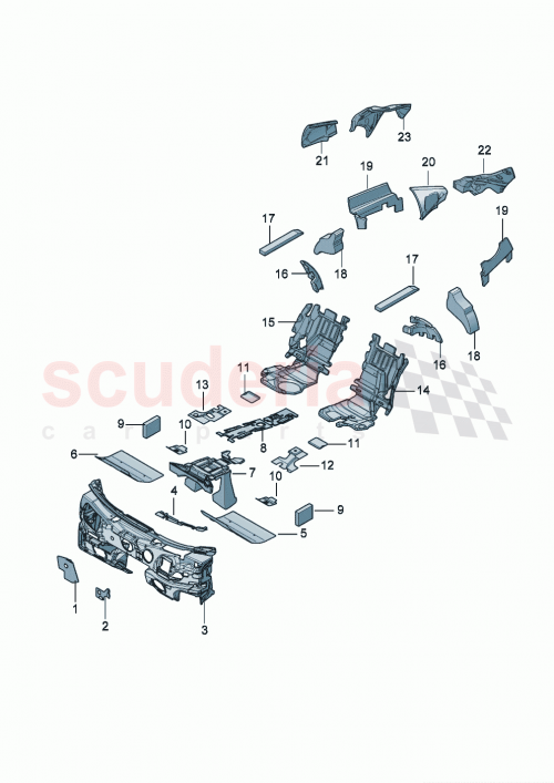 Part Diagram for Bentley 3SB 864 537 A