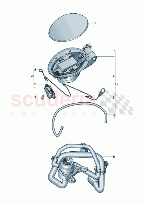 Part Diagram for Bentley 3SE809857M
