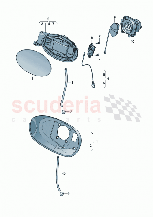 Part Diagram for Bentley 3SE810893