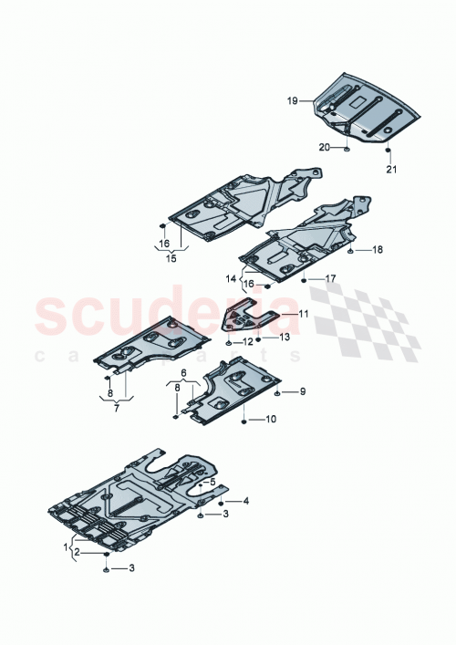 Part Diagram for Bentley 3SE825199B