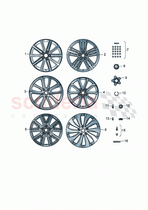 Part Diagram for Bentley 3SE601025M