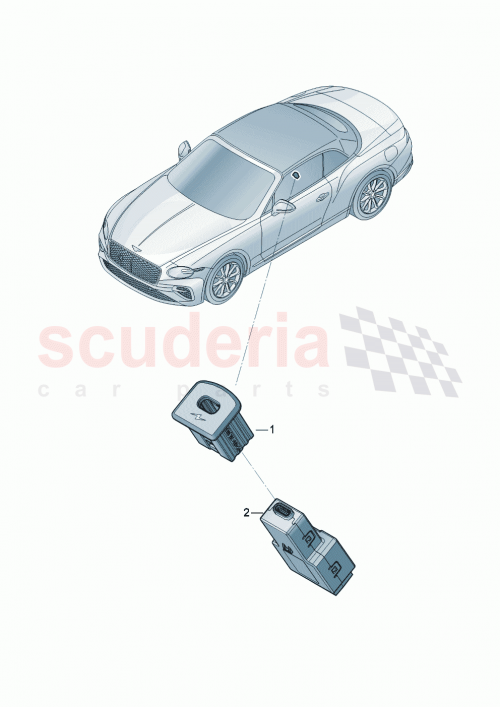 Part Diagram for Bentley 3G5035954