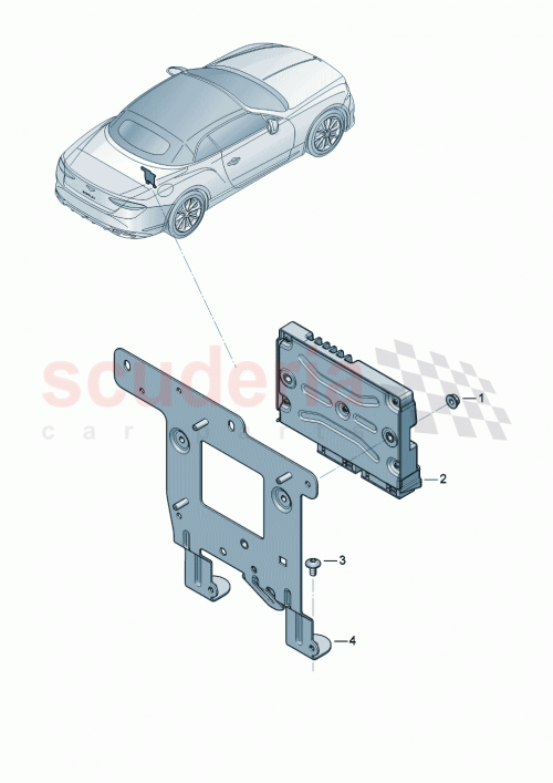 Part Diagram for Bentley 4KL 907 468 R