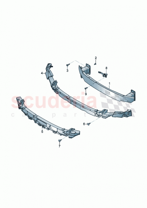 Part Diagram for Bentley 3SD805241E