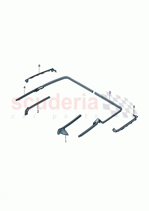 Part Diagram for Bentley 3SD 867 416 F