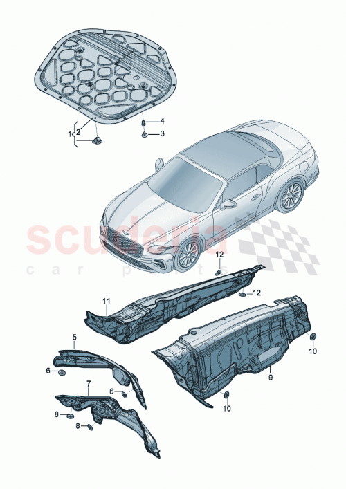 Part Diagram for Bentley 976 863 830 A