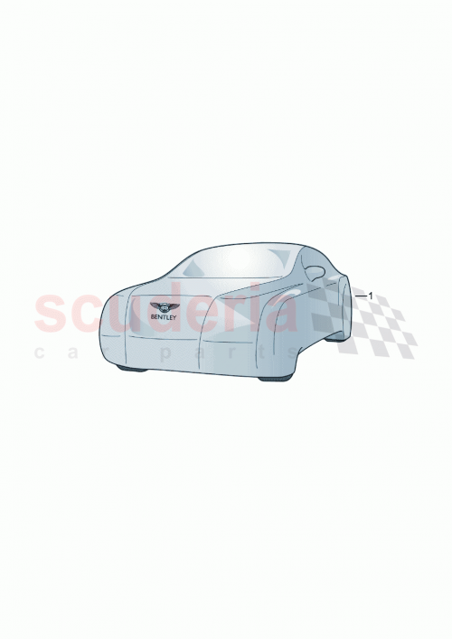 Part Diagram for Bentley 3SD861985L