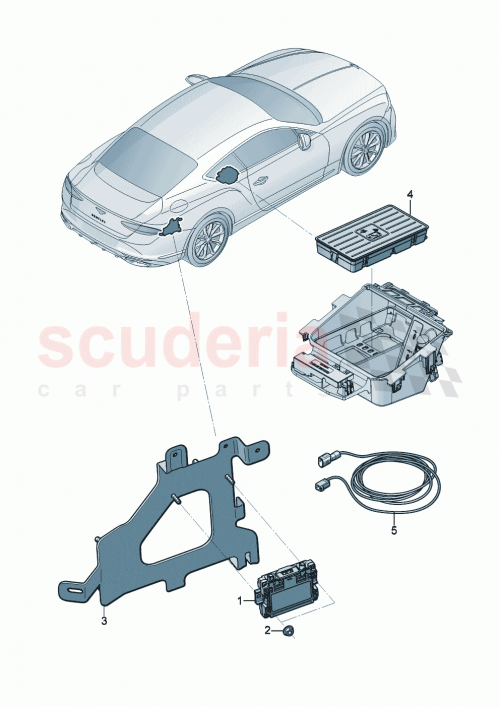 Part Diagram for Bentley 4K0035456