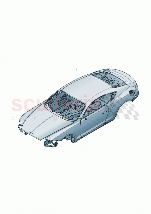 Part Diagram for Bentley 3SD 800 433 P