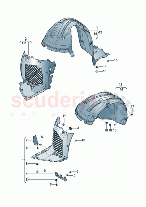 Part Diagram for Bentley 3SD810172B