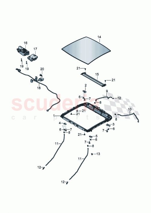 Part Diagram for Bentley 3SD 817 180