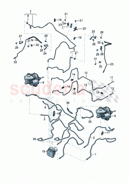 Part Diagram for Bentley 3SE614723B